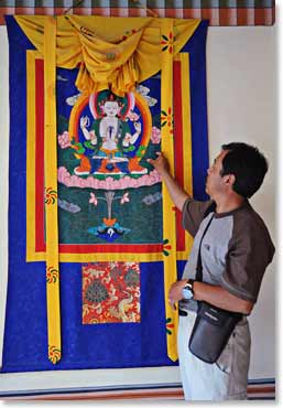 Beautiful Thankas in Bhutan
