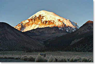Sunset on Sajama