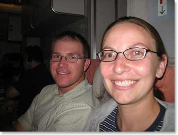 Michelle and Ian traveling to Africa