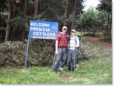On our way to the caves