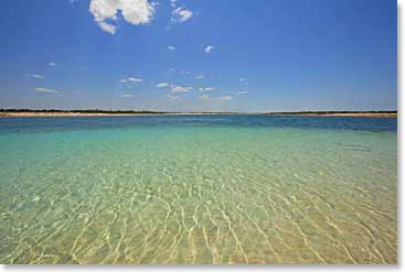 A fresh water lagoon