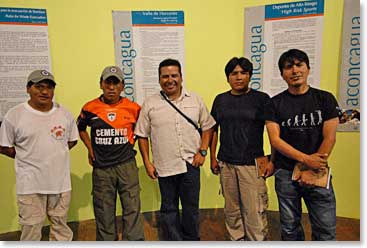 Our fantastic guides from Bolivia will be helping out on this trek