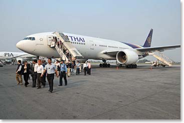 Arrival in Kathmandu
