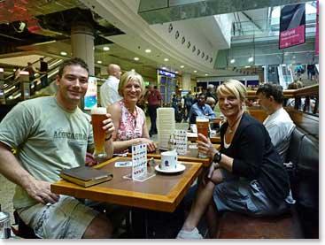German Breakfast:  After a great flight we found ourselves in Frankfurt.  Having a “German breakfast” at 6:30 in the morning seemed like the thing to do.