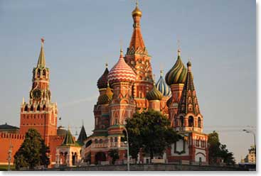 We left the Ararat Park Hyatt bound for Sheremetyevo Airport at 6:00 AM and the Moscow streets were quiet this early. The morning light reflected on St. Basil Cathedral in the Red Square. It is an international symbol for Russia and Moscow. 