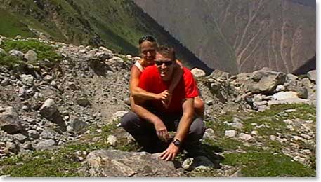 A happy couple in the Caucasus!
