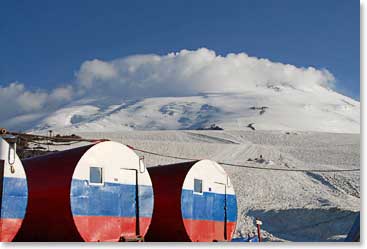 Richard and Nicky’s base camp while on their summit attempt