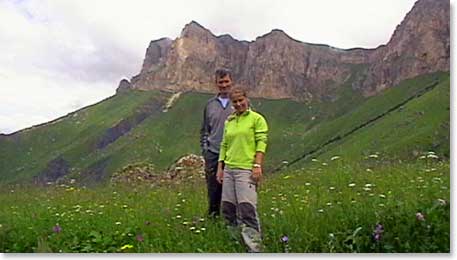 The lush green valleys and towering rock faces