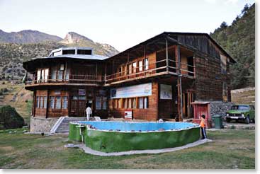 The Artuch Alpine Base Camp was a comfortable home for us.  We spent two nights in cabins here.