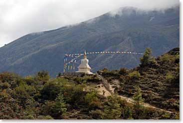 The team has left the spiritual and beautiful Khumbu valley