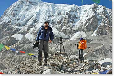 David and Kenny, along with Paul and Lovinder are always working capturing the images and sounds of this amazing adventure