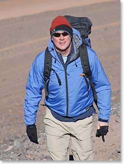 Steve is happy to share his love of the mountains with his daughter Lauren