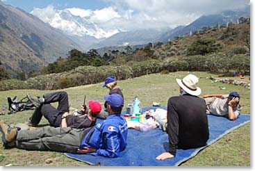 The amazing view from our picnic spot