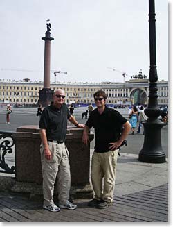 Jack and Scott at the Hermitage