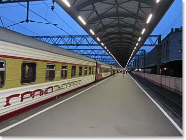 The Grand Express pulled out at 11:40 PM.