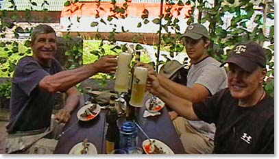 Refreshments back at the base area