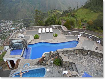 Our hotel in Banos