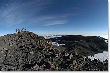 Standing on the summit