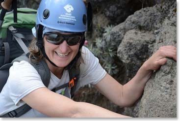 Elizabeth on Barranco Wall