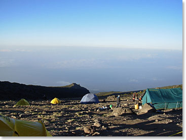 Leaving Karanga Camp on a gorgeous morning