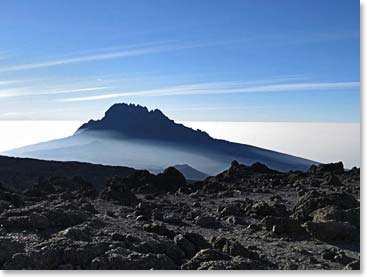 Spectacular views from Crater Camp