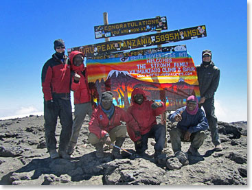 The team on the summit!
