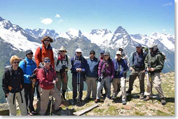 The team in the Caucasus