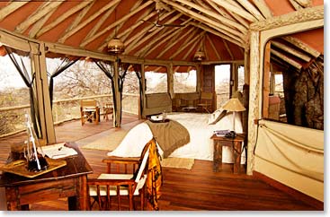 Inside our treehouse