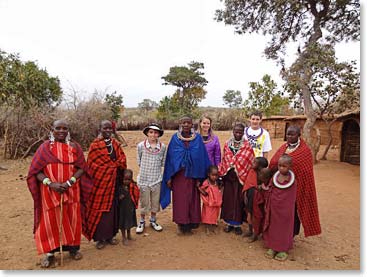 We stopped at a Masaai Village and met these lovely women and their children.