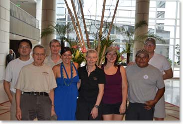 Team photo at Mendoza’s Park Hyatt Hotel