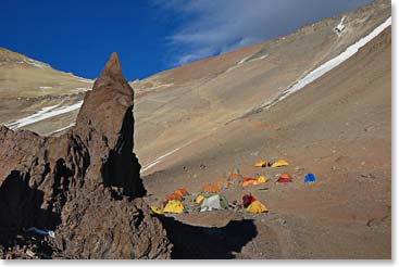 Approaching Nido de Condor Camp