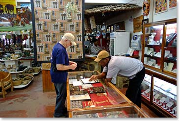 The flights were long, but soon after arriving Doc asked to drive the 18 kilometers from town to see an old friend who has given us great deals on Tanzanite in past years.