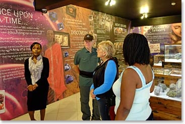 Arusha is getting upscale! After breakfast today, Doc, Steve, Rita and Valentine visited Arusha's new Tanzanite museum.