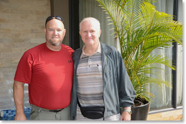 Steve and Doc in Arusha