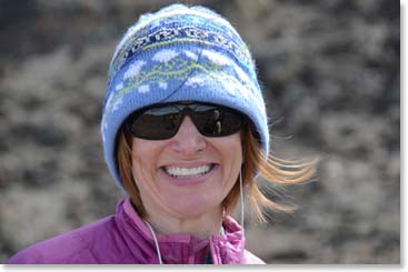 Elizabeth at 16,000 feet