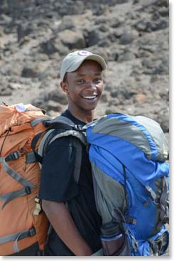BAI staff who walk with our team normally have a backpack and a front pack.