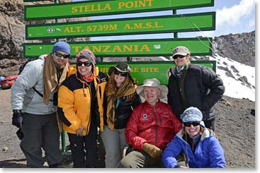 Doc with his team at Stella point