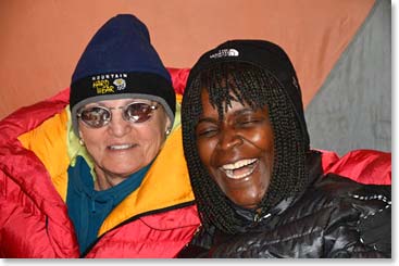 Valentine and Rita have only known one another for four years, but they seem like sisters.