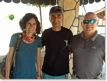 Duygu Dogan, our Head Cook Mehmet Itku and Dr. Chet Sutterlin