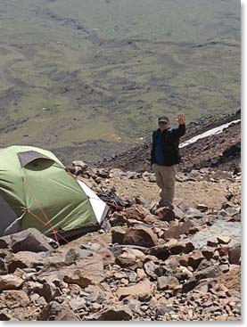 Getting organized at high camp