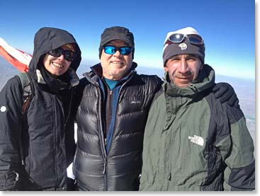 Team on the summit