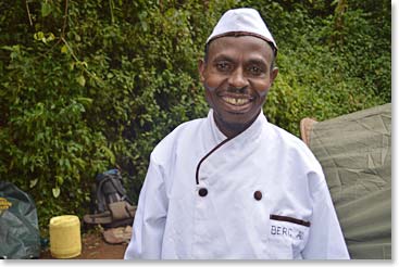 Our chef was ready and waiting.