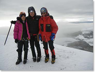 Team on the summit