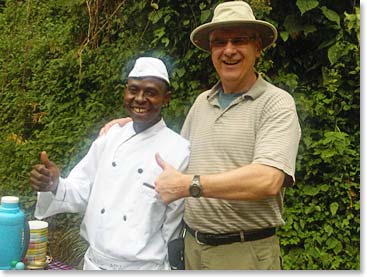 Bruce approves Yona’s cooking skills!