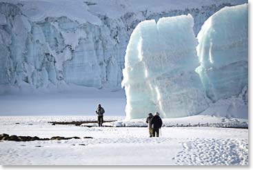 You can walk around the famous glaciers of Kilimanjaro from our Crater Camp 