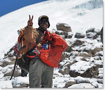 Berg adventures guides are always close by – giving full support