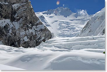 Lhotse face from Camp I