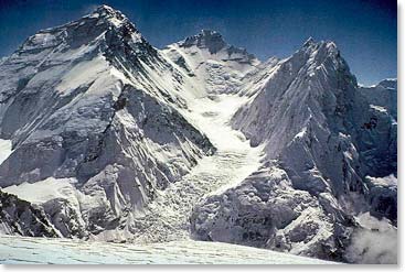 The entire mountain lies ahead of us.