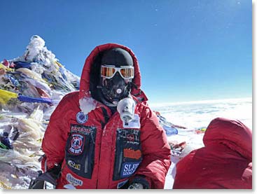 Todd at the top of the world