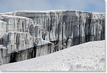Glaciers on Kilimanjaro